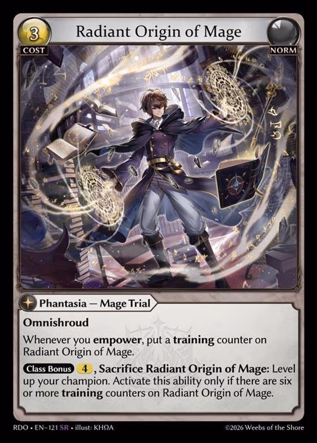 Radiant Origin of Mage - Super Rare (121)