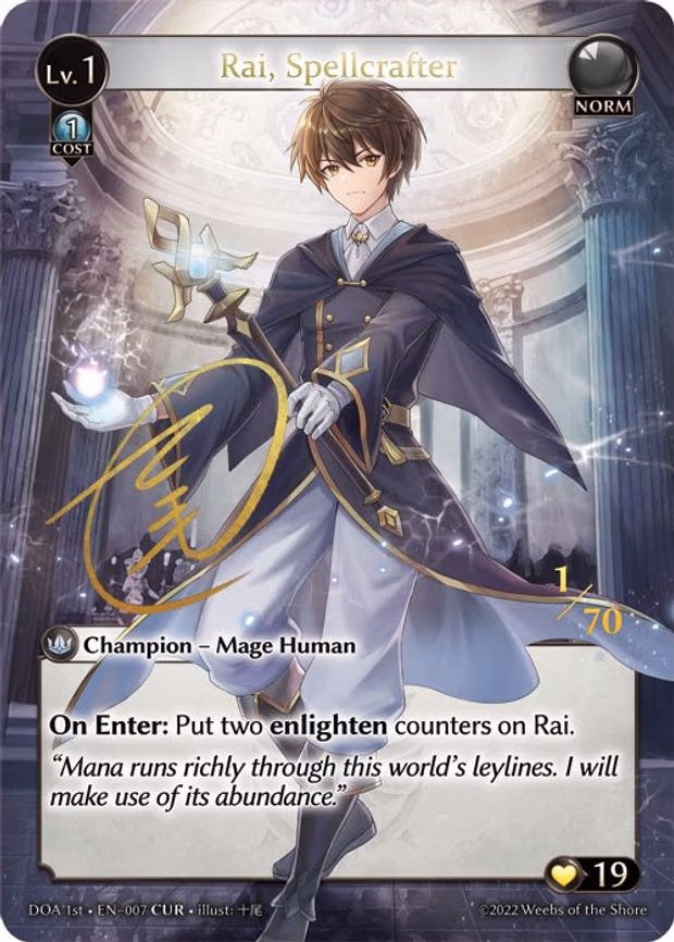 Rai, Spellcrafter - Collector Ultra Rare (007)