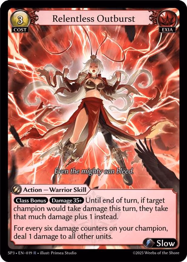 Relentless Outburst