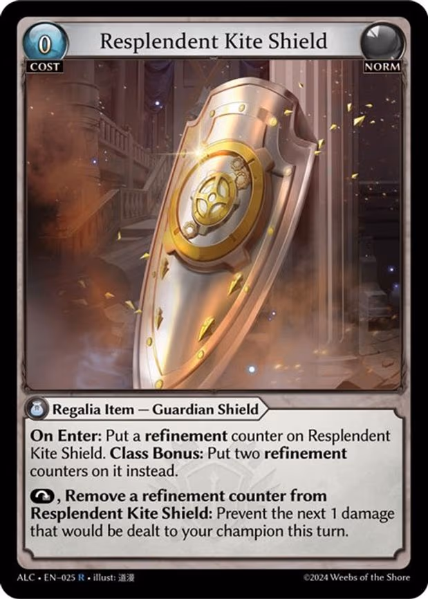 Resplendent Kite Shield - Rare (025)