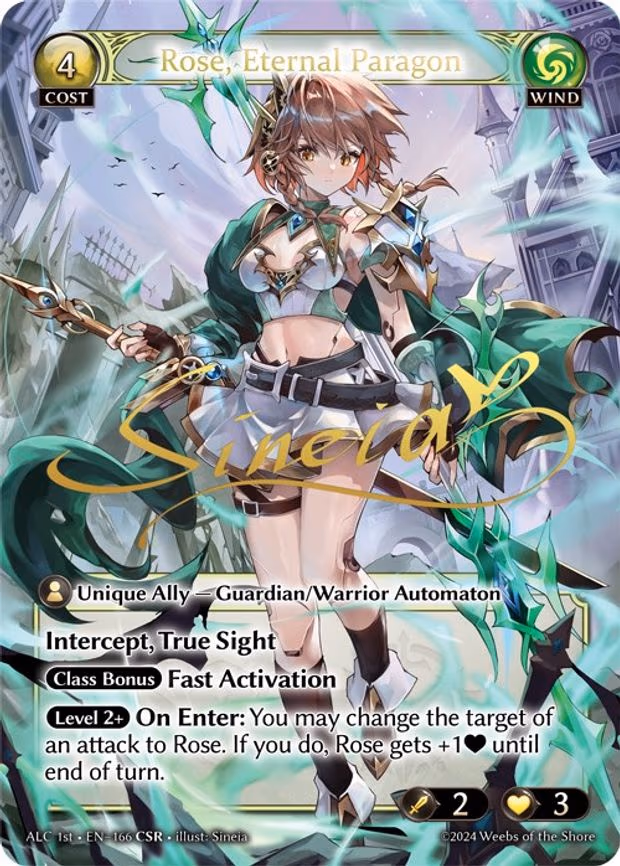 Rose, Eternal Paragon (CSR) (ALC1E) - Collector Super Rare (166)