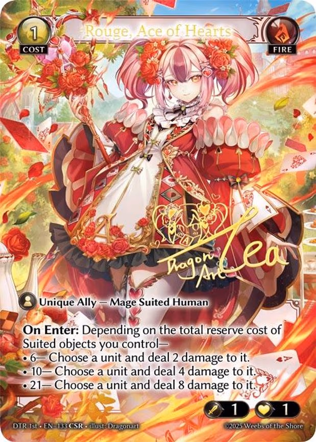 Rouge, Ace of Hearts - Collector Super Rare (133)