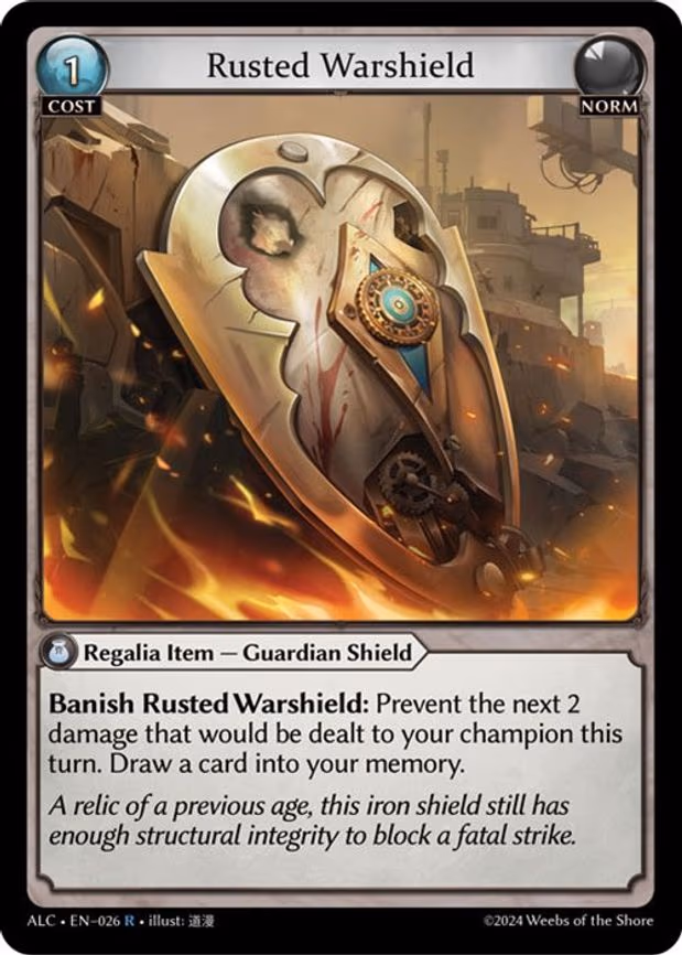 Rusted Warshield - Rare (026)