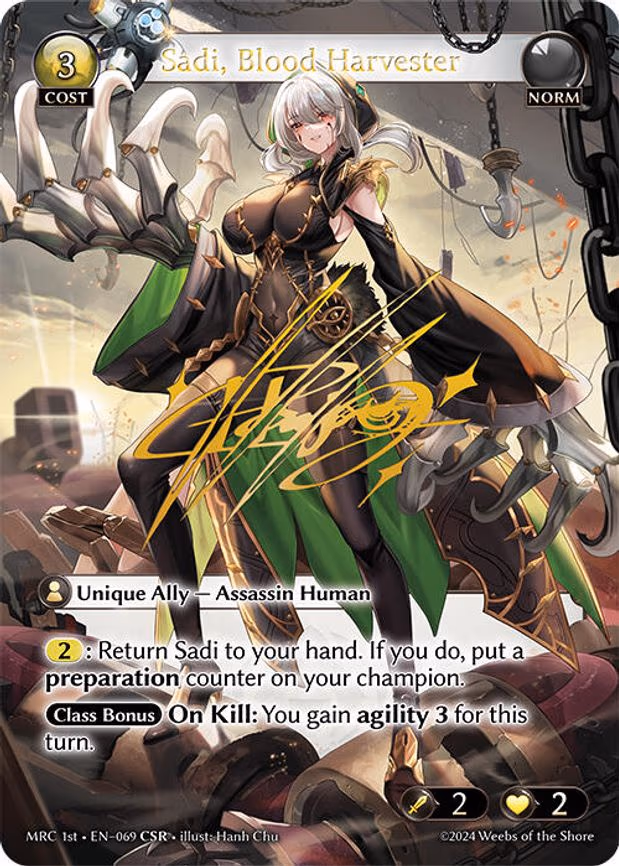 Sadi, Blood Harvester - Collector Super Rare (069)