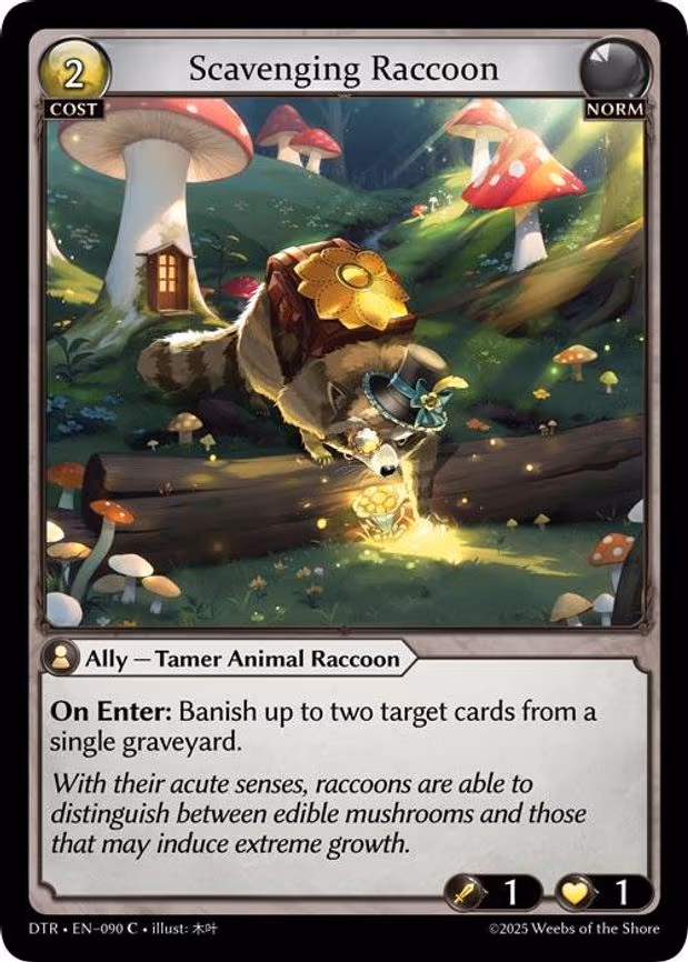 Scavenging Raccoon - Common (090)