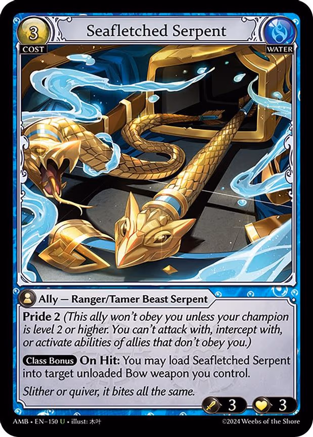 Seafletched Serpent - Uncommon (150)