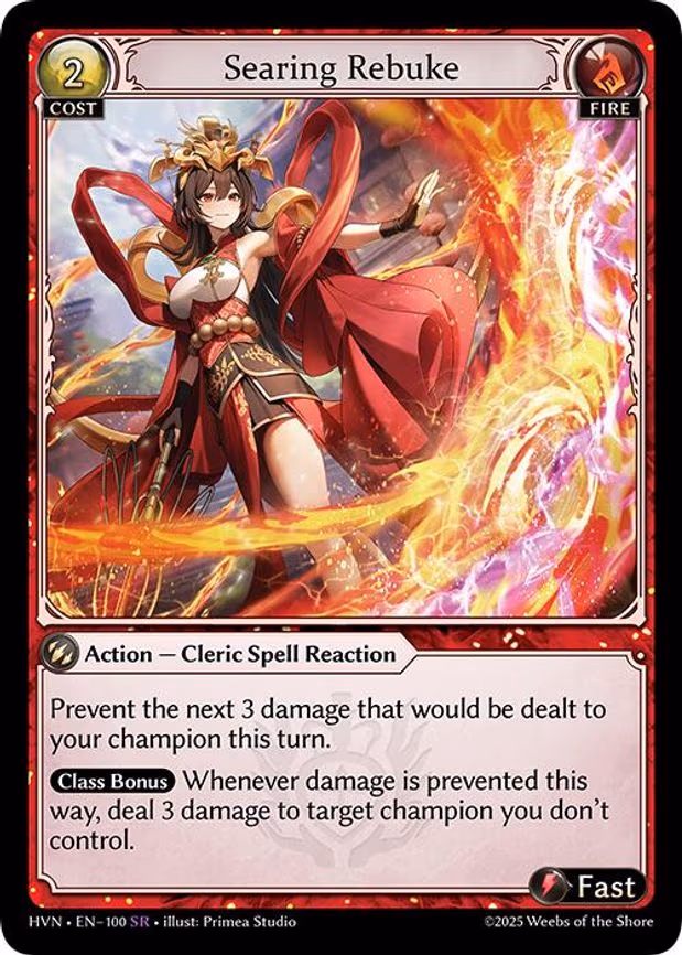 Searing Rebuke - Super Rare (100)