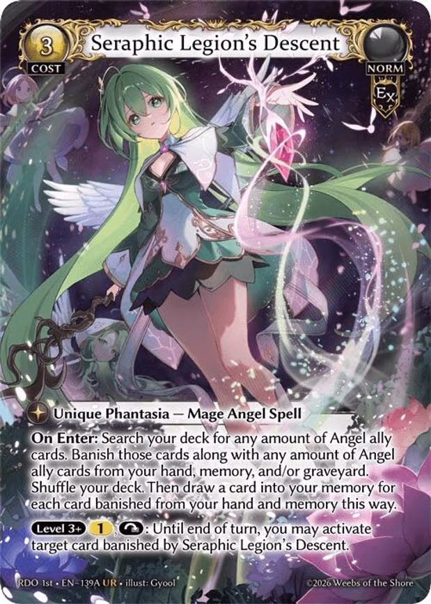 Seraphic Legion's Descent - Ultra Rare (139A)