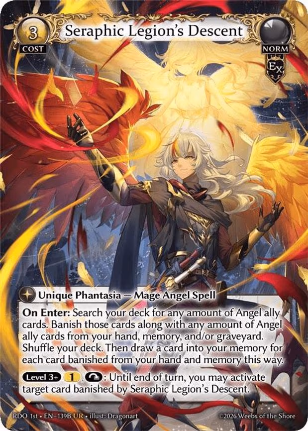 Seraphic Legion's Descent - Ultra Rare (139B)