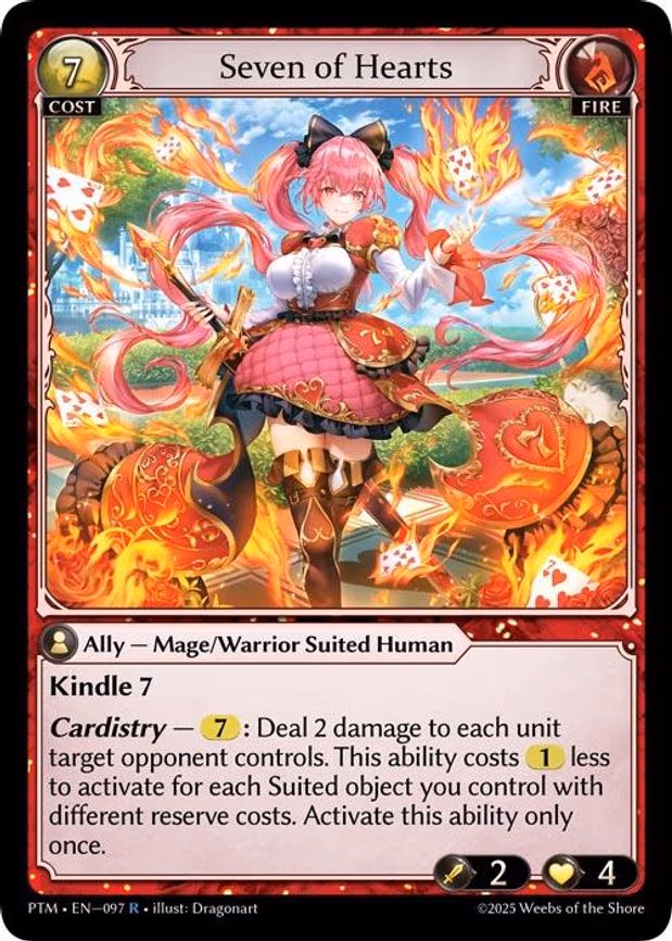 Seven of Hearts - Rare (097)