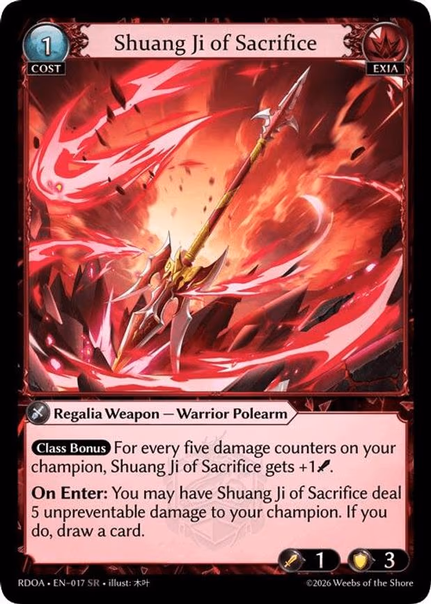 Shuang Ji of Sacrifice - Super Rare (017)