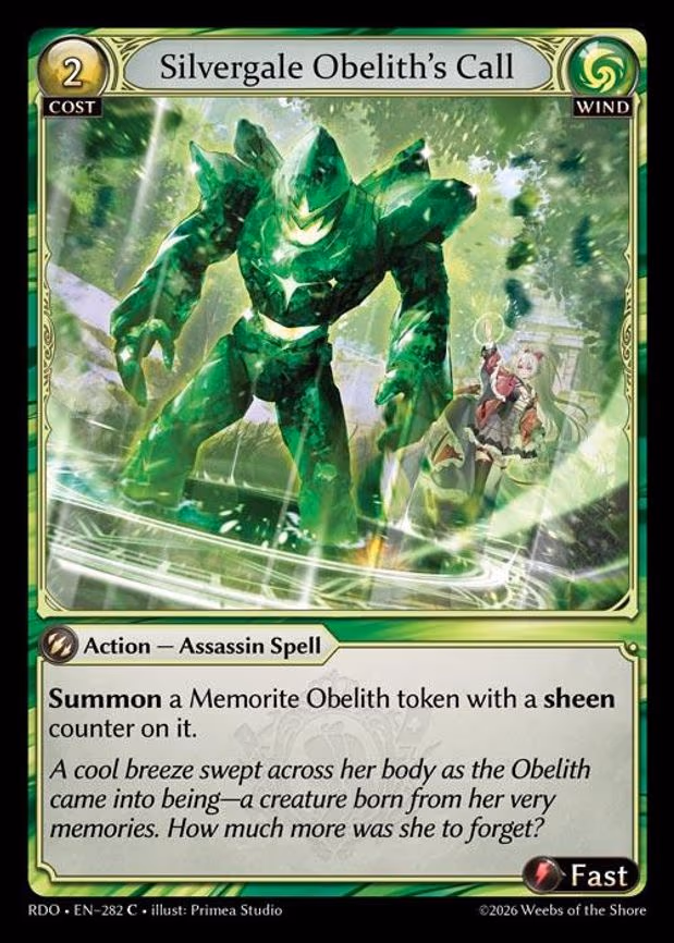 Silvergale Obelith's Call - Common (282)