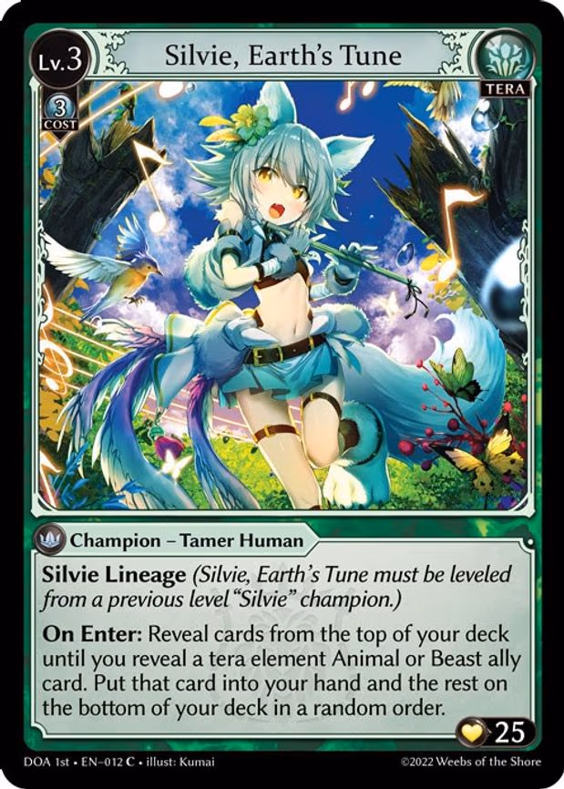 Silvie, Earth's Tune - Common (012)