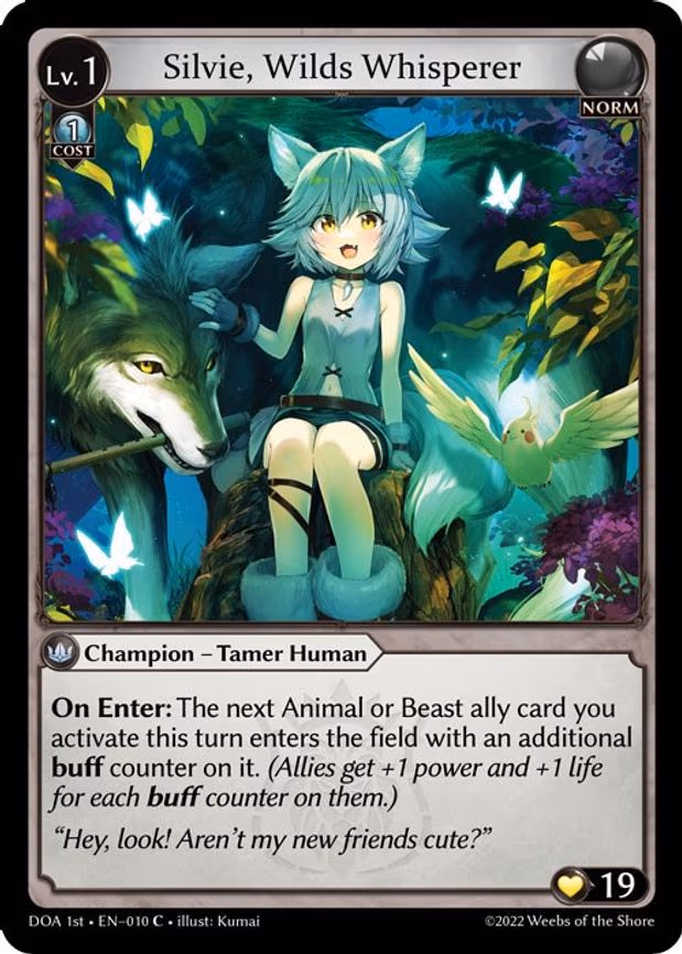 Silvie, Wilds Whisperer