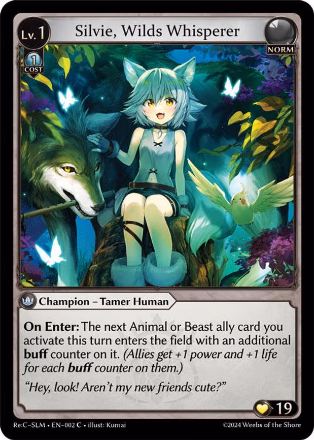 Silvie, Wilds Whisperer