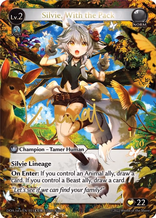 Silvie, With the Pack