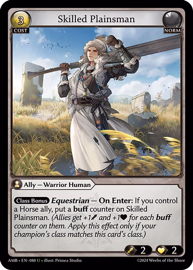 Skilled Plainsman - Uncommon (080)