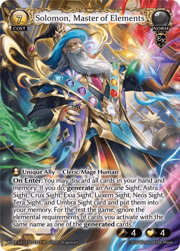 Solomon, Master of Elements - Ultra Rare (148)