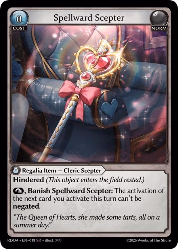 Spellward Scepter - Super Rare (018)