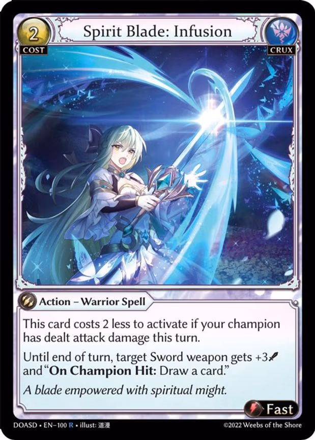 Spirit Blade: Infusion - Rare (100)