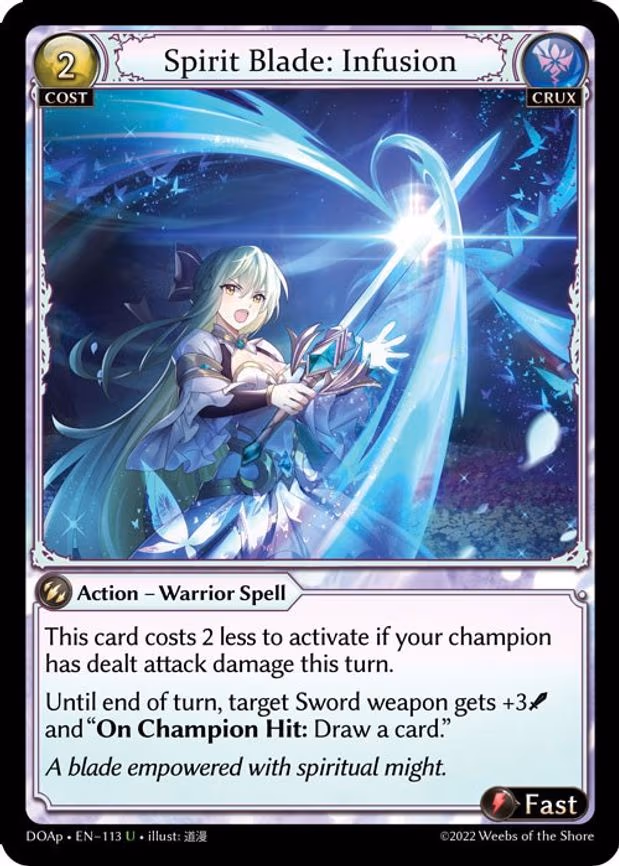 Spirit Blade: Infusion - Rare (113)