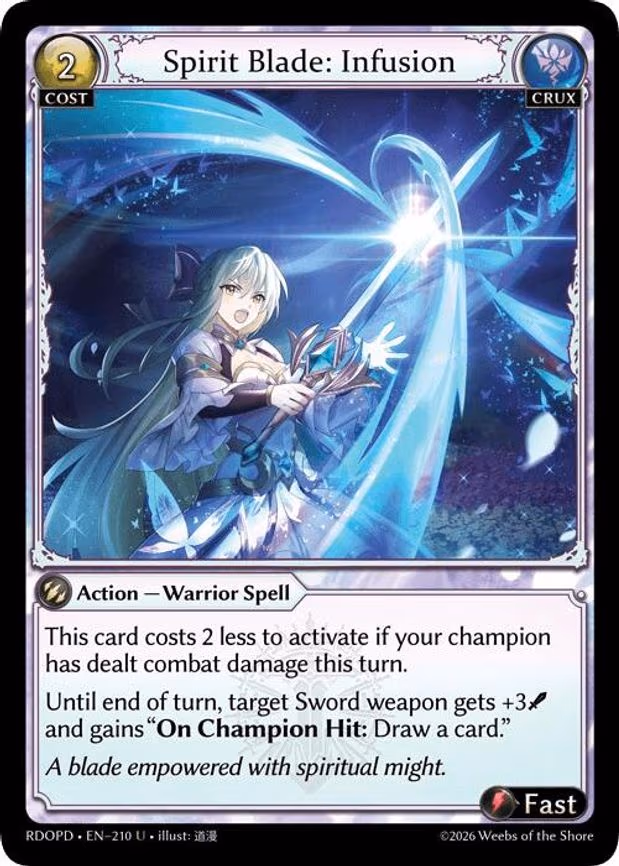 Spirit Blade: Infusion - Uncommon (210)