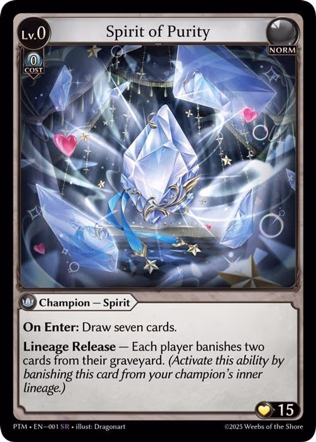 Spirit of Purity - Super Rare (001)