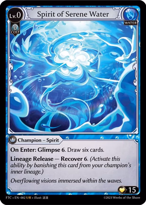 Spirit of Serene Water - Ultra Rare (002)