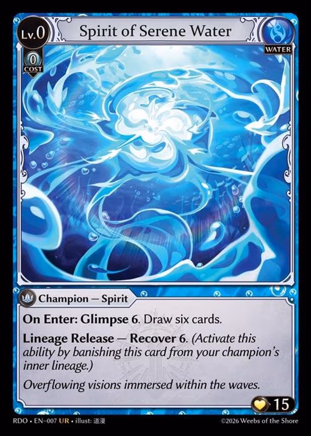 Spirit of Serene Water - Ultra Rare (007)