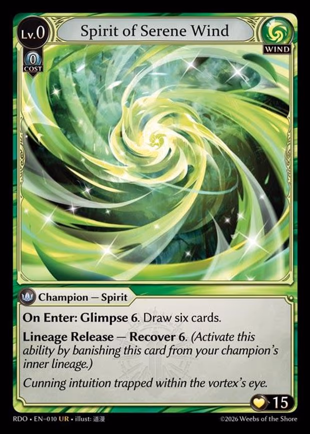 Spirit of Serene Wind - Ultra Rare (010)
