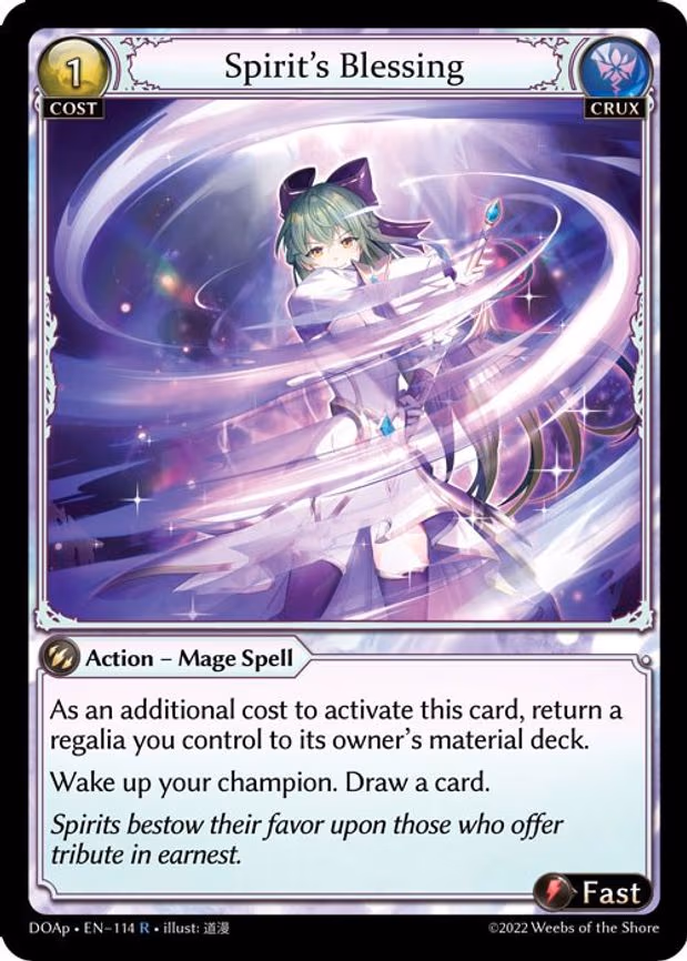 Spirit's Blessing - Rare (114)