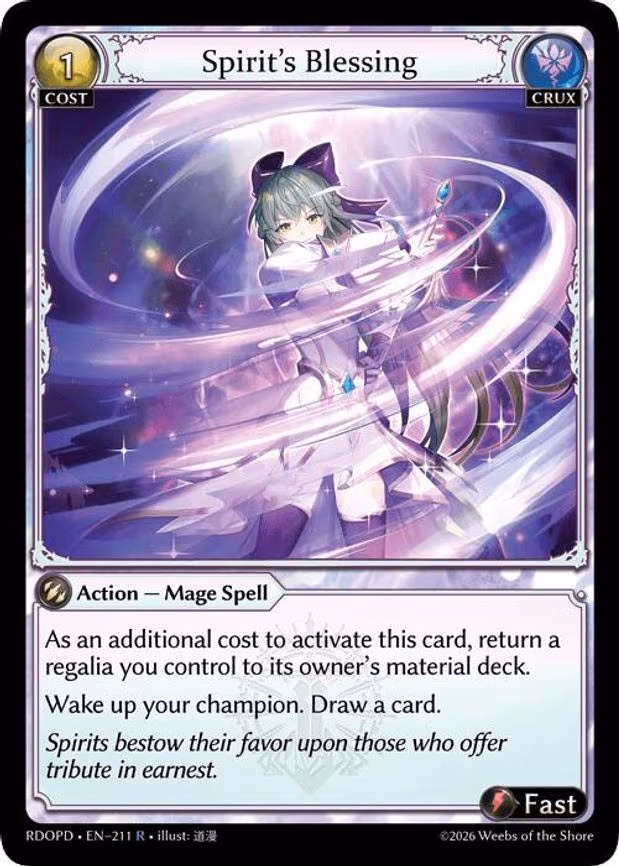 Spirit's Blessing - Rare (211)