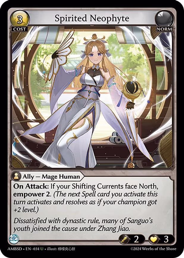 Spirited Neophyte - Uncommon (034)