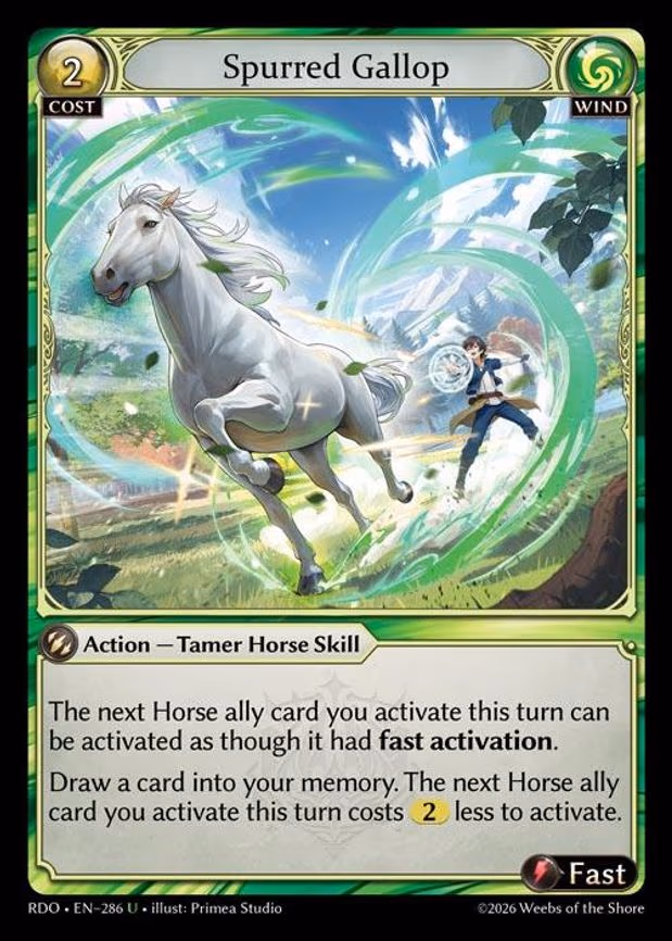 Spurred Gallop - Uncommon (286)