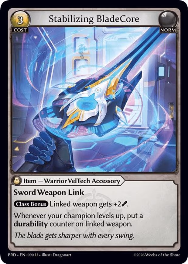Stabilizing BladeCore - Uncommon (090)