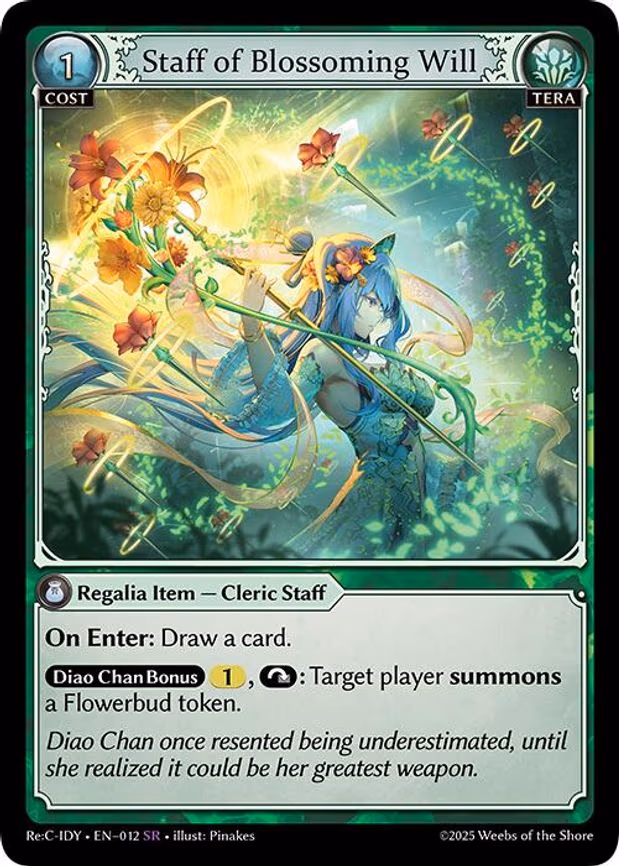 Staff of Blossoming Will - Super Rare (012)