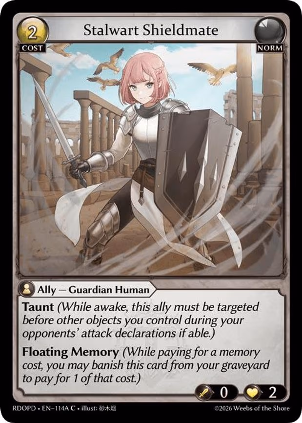 Stalwart Shieldmate - Common (114A)