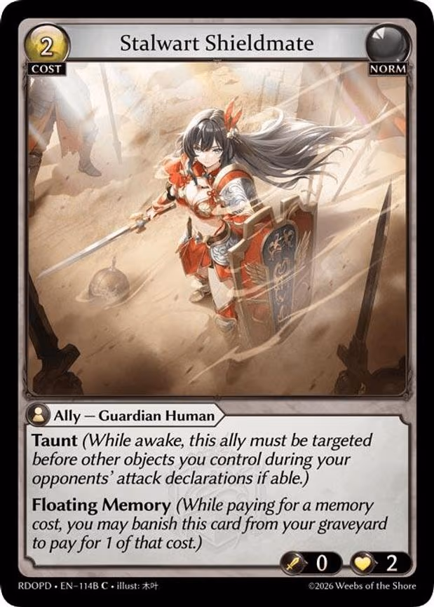 Stalwart Shieldmate - Common (114B)