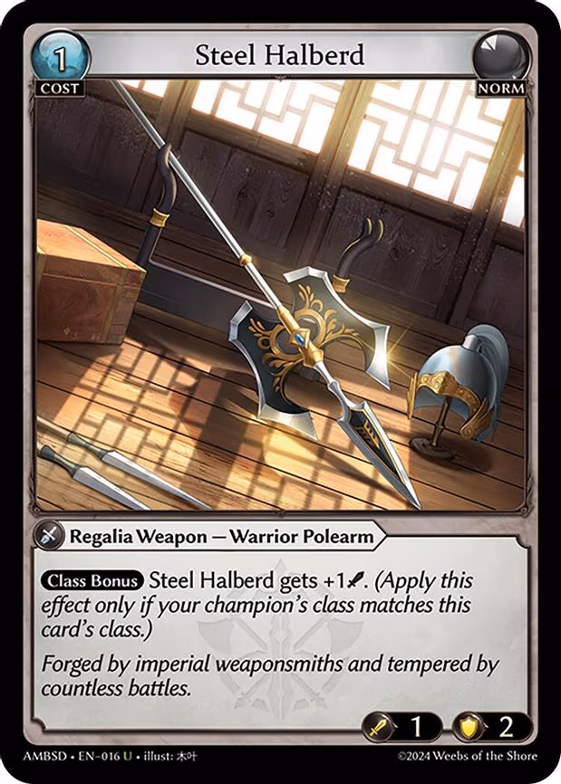 Steel Halberd - Uncommon (016)
