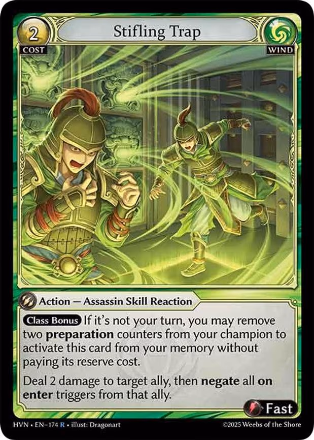 Stifling Trap