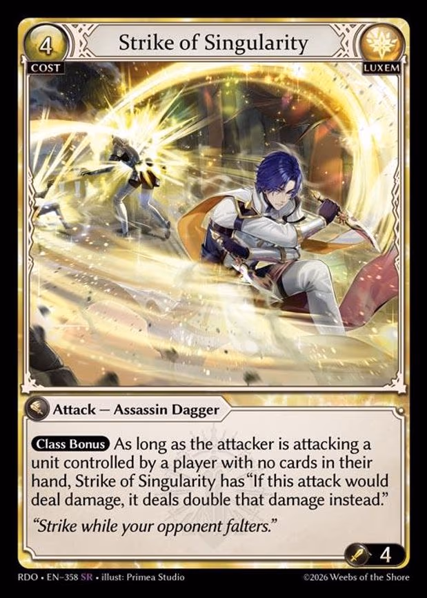 Strike of Singularity - Super Rare (358)