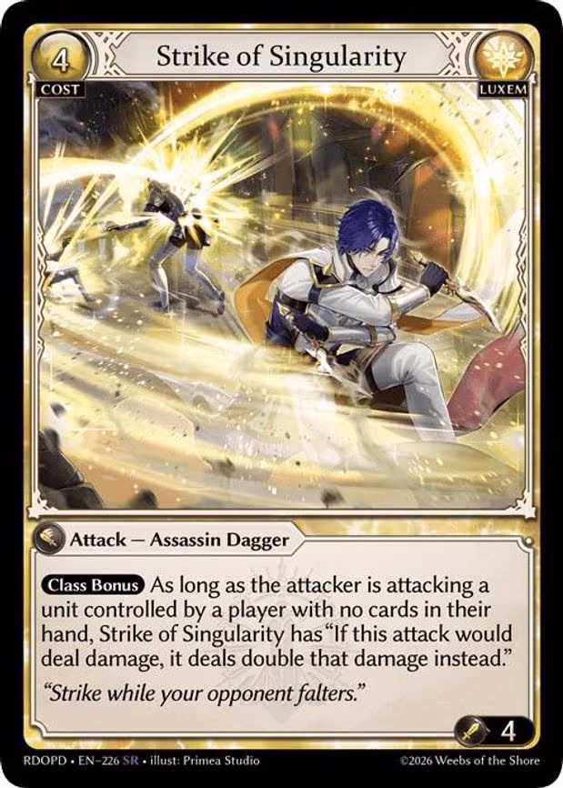 Strike of Singularity - Super Rare (226)