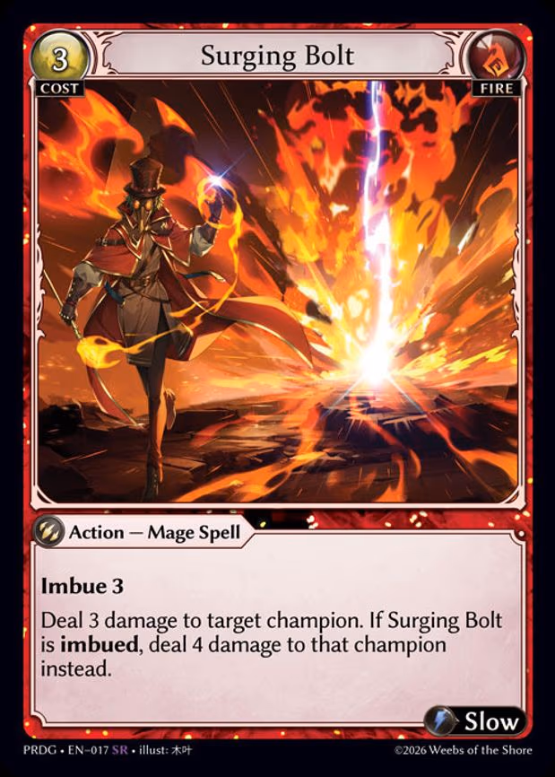Surging Bolt - Super Rare (017)