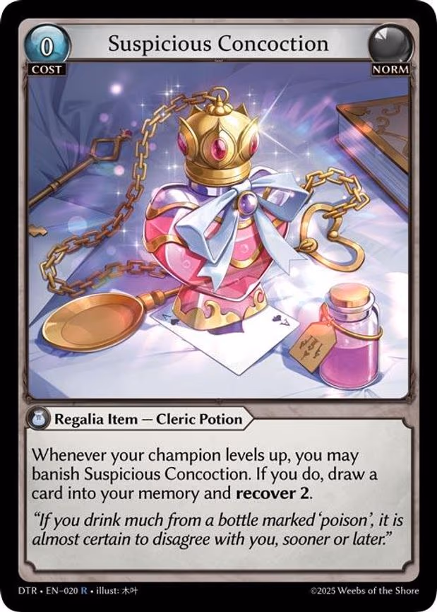 Suspicious Concoction - Rare (020)