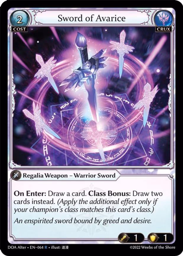 Sword of Avarice