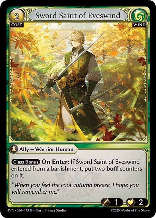 Sword Saint of Eveswind - Rare (175)