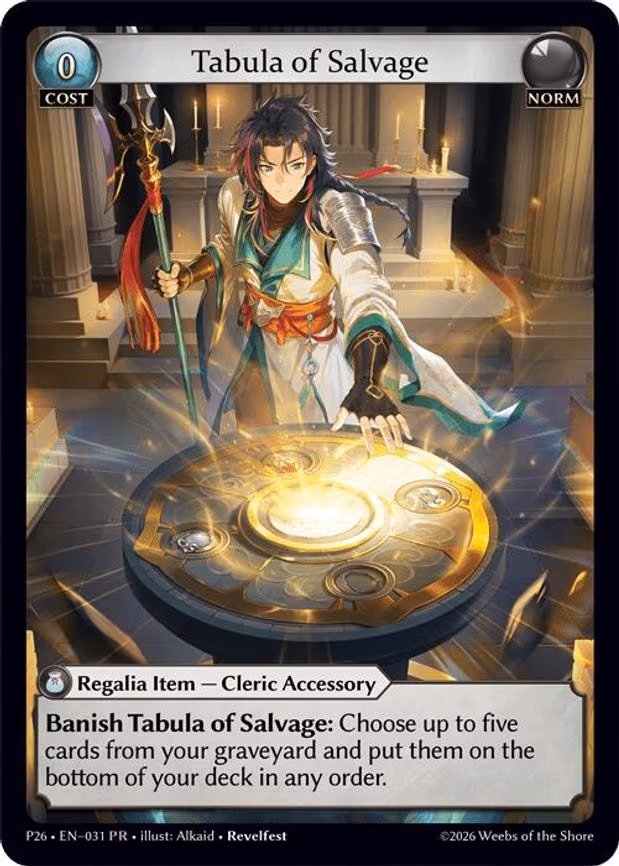 Tabula of Salvage - Promo (P26)