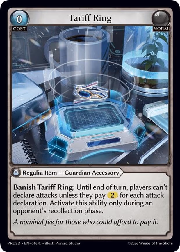 Tariff Ring - Common (016)