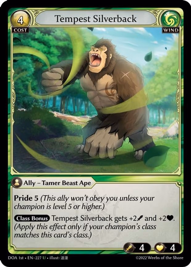 Tempest Silverback - Uncommon (227)