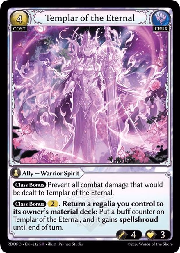 Templar of the Eternal - Super Rare (212)